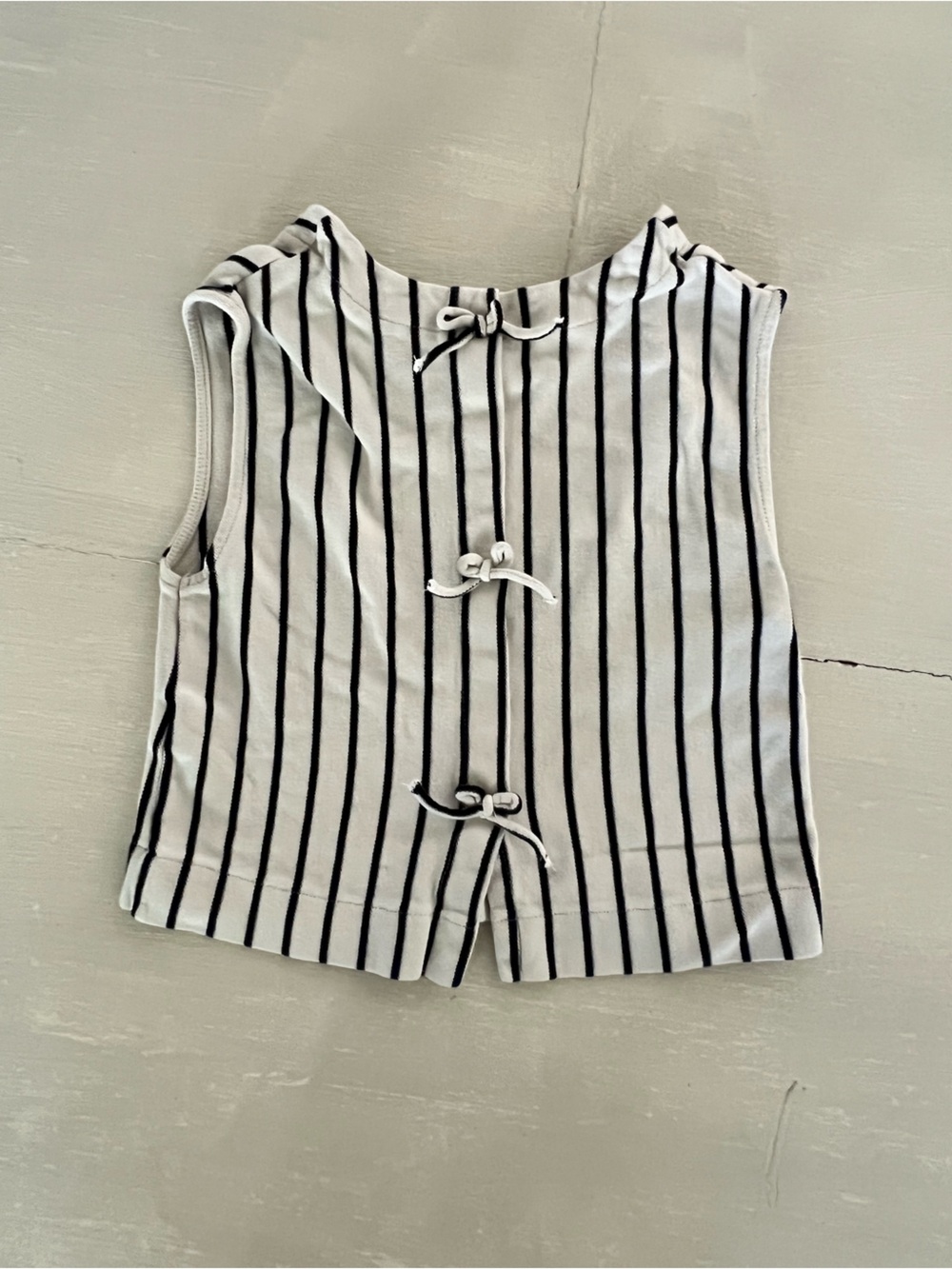 Zara Kids Cotton Striped Sleeveless Top Shirt 13-14